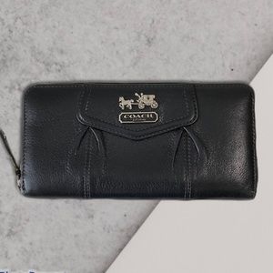 Coach Madison zip around wallet